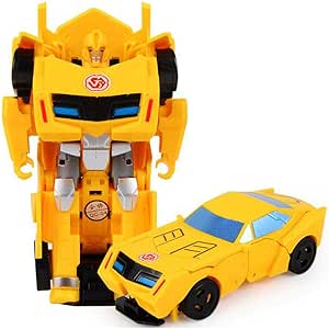 Amazon Co Jp 変身するおもちゃの車 変形ロボットのモデル 英雄の救助ロボット 子供のための最高の贈り物 Color Yellow おもちゃ