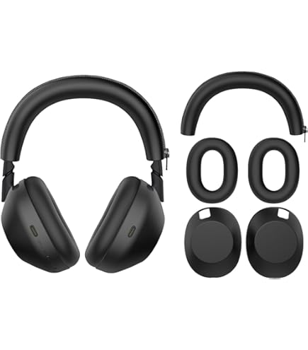 SONY ワイヤレスヘッドホン ブラック 収納ケース付きWH-1000XM6 Sony WH-1000XM6 Wireless Noise Canceling Closed Back Over