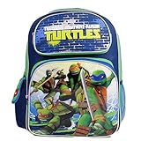 Full Size Blue and Green Teenage Mutant Ninja in Battle Turtles Backpack [並行輸入品]