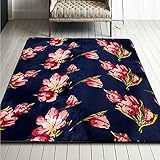 Kids Cartoonポリエステルホームラグ – 教育学習エリアカーペットfor Kids Playroom 59 x 75インチ 75 x 77 inch