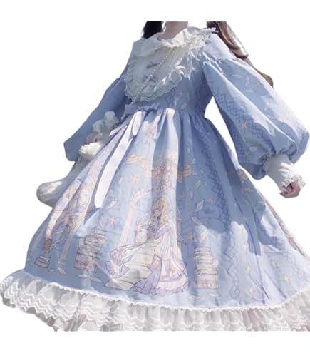 【デニーロ】ロリータワンピース Amazon.co.jp: Momo Aライン ロリータ ワンピース 森ガール 復古風