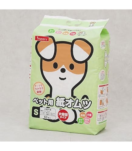Amazon.co.jp: イヌネル (inuneru) 紙オムツ S 犬用 60枚 : ペット用品