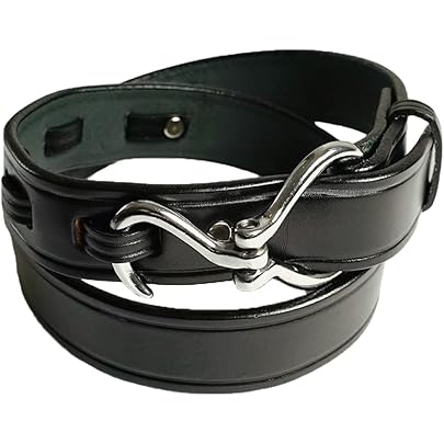 Amazon | [トリーレザー] HOOF PICK BELT ブラック 34 | ベルト 通販