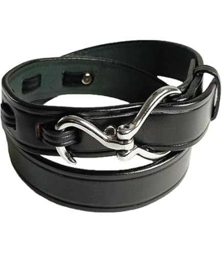 Amazon | [トリーレザー]革ベルト ワイド メンズ USA製 1 1/4