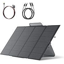 Amazon | EcoFlow 400Wソーラーパネル+ XT60i充電ケーブル + 延長