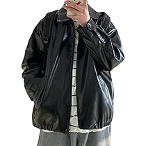 Amazon | [GUREITOJP] 男女兼用 フェイクレザージャケット