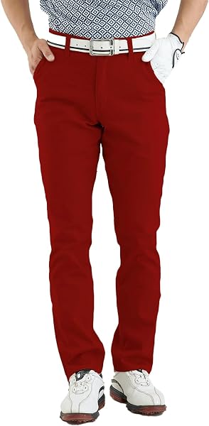 【NewEdition GOLF®】ゴルフウェア パンツ メンズ カラー ストレッチ チノパン全16色7サイズ小さい~大きいサイズNEG-026 - 1