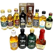 Amazon.co.jp: 輸入ウイスキー ミニチュアボトル 12本セット 50ml