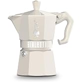 Bialetti (ビアレッティ) モカエクスクルーシブ クリーム 3カップ用 直火式 (コーヒーメーカー エスプレッソメーカー マキネッタ)
