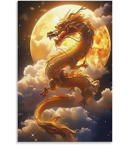 Amazon.co.jp: 龍の絵 「昇り龍1 白龍」 A4 竜の絵 : 龍樹: ホーム