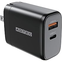 Amazon.co.jp: アドテック PD充電器 65W 【USB-C+USB-A】GaN 窒化