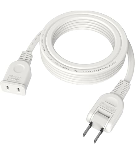 Amazon.co.jp: Yazawa ヤザワ 耐トラ付延長コード 1個口 3m 白