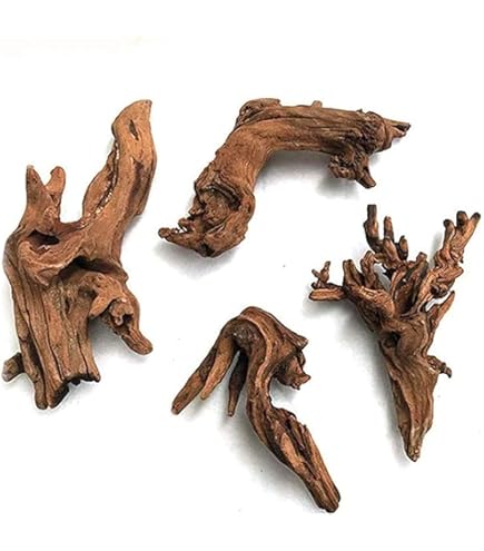 Amazon | 60cm水槽用 流木2本セット（黒色）【AQUASHOP wasabi