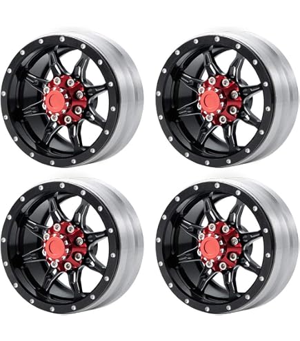 【新品】RC Channel 1.9ビードロックホイール　4本セット Amazon | 1.9 RCロッククローラーホイールリム アルミニウム ビード