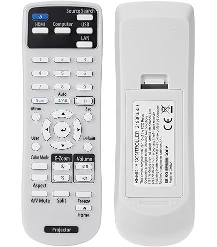 Amazon.co.jp: プロジェクターリモコン Epson LCD Home Cinema