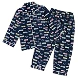 西松屋 [EFD] 電車総柄ネル長袖パジャマ 【100cm・110cm・120cm・130cm・140cm】　130