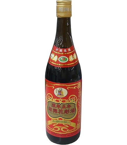 Amazon.co.jp: 紹興花彫酒 赤ラベル [ 紹興酒 640ml ] : 食品・飲料・お酒