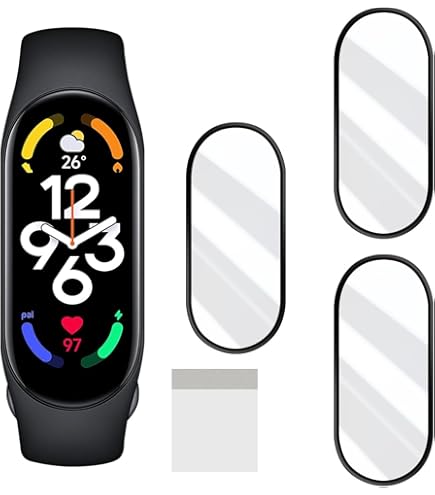 Amazon | Qrivp対応 xiaomi band 9 / band 8 / band 7 ガラスフィルム