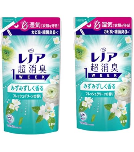 Amazon | レノア 本格消臭 デオドラントビーズ 部屋干しDX グリーン