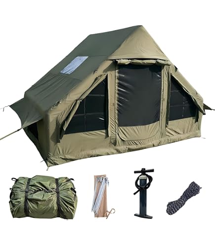 Amazon.co.jp: インフレータブルテント エアーテント 2～6人用 小屋型