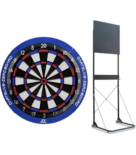 Amazon | ダーツボード DARTSLIVE-ZERO & ダーツスタンド D.craft