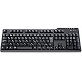 FILCO Majestouch Convertible 3 メカニカルキーボード 日本語配列 108キー フルサイズ 茶軸 Bluetooth無線接続 USB有線接続 DIPスイッチ 黒色 マットブラック