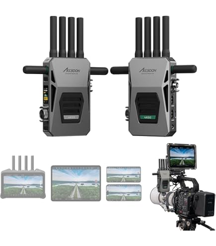 Amazon | Accsoon CineEye 5GHz ビデオ送信機 WiFi HDMI