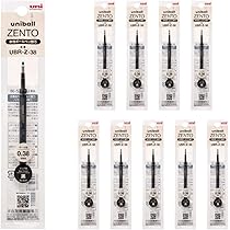 Amazon | 三菱鉛筆 水性ボールペン uniball ZENTO スタンダード 0.38 4
