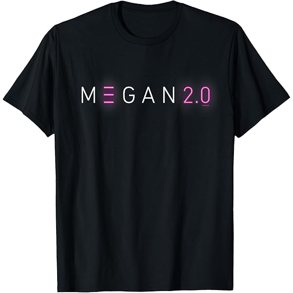 Amazon | Mミーガン 2.0 Theatrical Neon Logo Tシャツ | Tシャツ