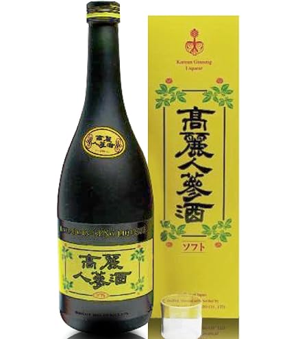 Amazon.co.jp: 高麗人参酒（エクセレント・4年新物人参入・酒720ml+