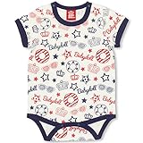 BABYDOLL（ベビードール） POP総柄半袖ボディスーツ ベビー肌着 子供服 80cm ネイビー