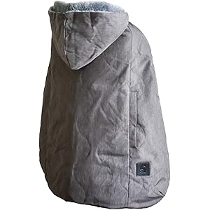 抱っこひも 防寒ケープ ベビーケープ (グレー)