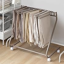 Amazon｜モダンデコ スラックスハンガー 20本掛け キャスター付き