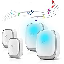 Amazon.co.jp: KULUSUPA ワイヤレスチャイム 玄関チャイム 電池