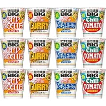 Amazon.co.jp: カップヌードル BIG 4種 12食セット 定番フレーバー