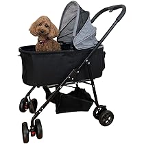 Amazon.co.jp: 【PETLIER】 ペットカート 小型中型犬・猫用 多頭飼い