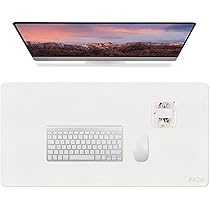 Amazon | iCasso マウスパッド 白 デスクマット大型 マウスパッド 防水