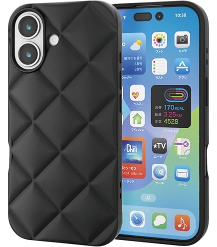 Amazon.co.jp: ZENIX DESIGN TECH iPhone17 用 ケース キルティング 耐