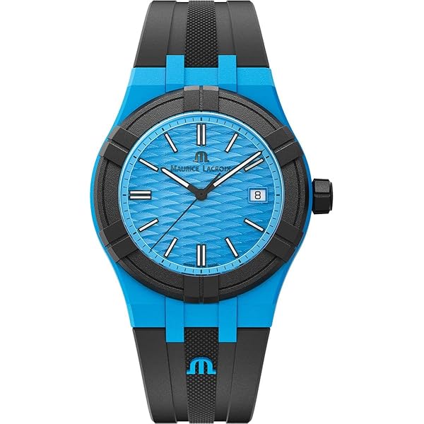 Amazon | Maurice Lacroix Aikon メンズ自動巻き腕時計、42mm、ブルー