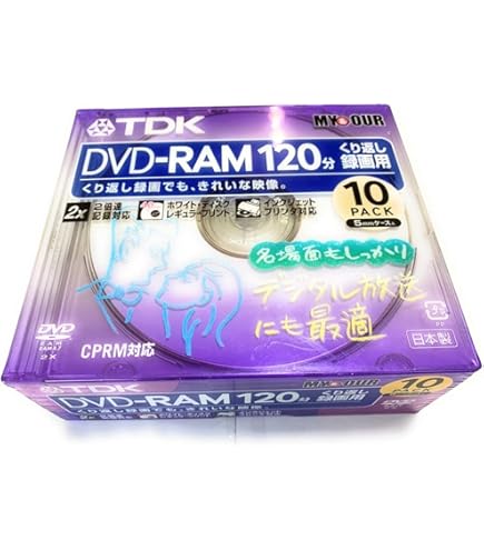 Amazon.co.jp: パナソニック DVD-RAM 4.7GB(120分) LM-AF120M