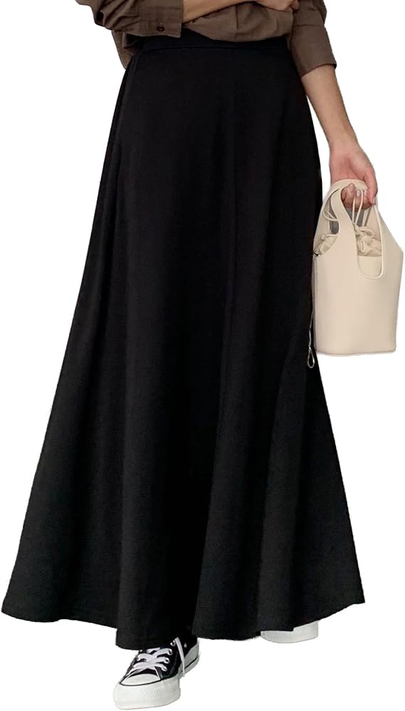 [神戸レタス] スカート スウェットスカート マキシスカート ロングスカート レディース カジュアル 楽ちん [M2576]