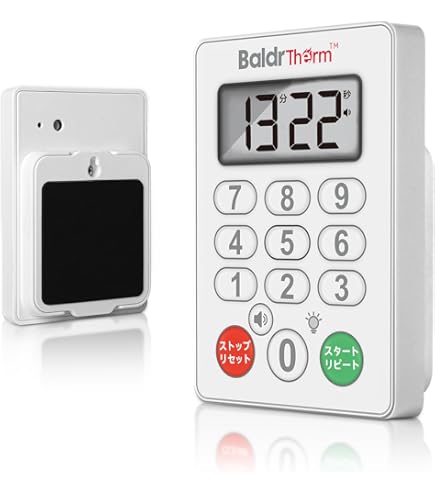 Amazon｜オーム電機 キッチンタイマー(デジタル) ホワイト 幅7.7×高さ