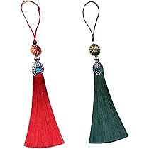 Amazon.co.jp: TARATI フリンジ タッセルチャーム 蝶モチーフ 両面