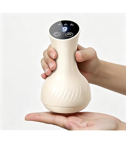 Amazon | 電動美容カッサ ボディケア機器 【9段階吸引＆温熱】 美容
