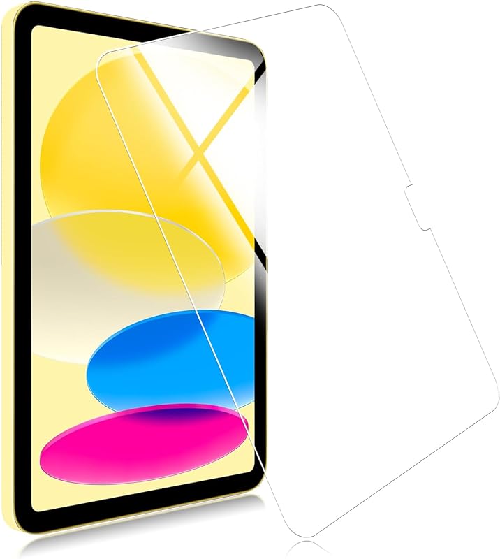 PCduoduo FOR iPad 第11世代 (A16) 2025/iPad 第10世代 2022 用のガラスフィルム 強化ガラスフィルム 耐指紋 撥油性 表面硬度9H ラウンド加工処理 飛散防止処理 光沢表面仕様 画面保護 指紋防止 保護シート