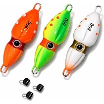 Amazon.co.jp: KeiSquare オモック イカ型 夜光 発光 80g 100g 120g