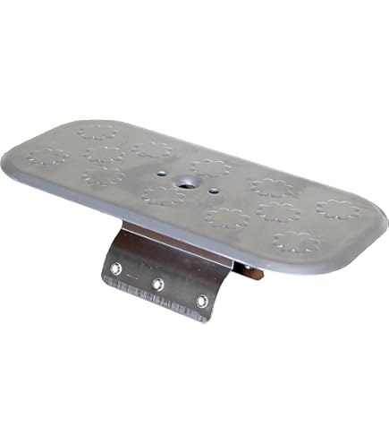 ヴィンテージ　鉄　側溝カバー ESCO 190x 75x 45mm 側溝カバー(ライトグレー) EA951TG-2