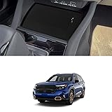 Temiry 新型 スバル フォレスター sl センターコンソール ワイヤレス充電マット 置くだけ充電 新型フォレスター センターコンソール ワイヤレス充電 シリコンパッド トレイ ゴム素材 ガタガタ音なし 内装パーツ カスタムパーツ
