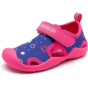 [シンピンウェイ] サンダル キッズ ビーチ スポーツ サンダル ベビー マリンシューズ 男の子 女の子 アウトドア 子供 靴 つま先保護 滑り止め 通気性 屈曲性 14-20cm