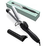 SALONMOON サロンムーン カール ヘアアイロン コテ 32mm ダブル マイナスイオン 海外対応 80℃～220℃ (29段階) シリコンケース付